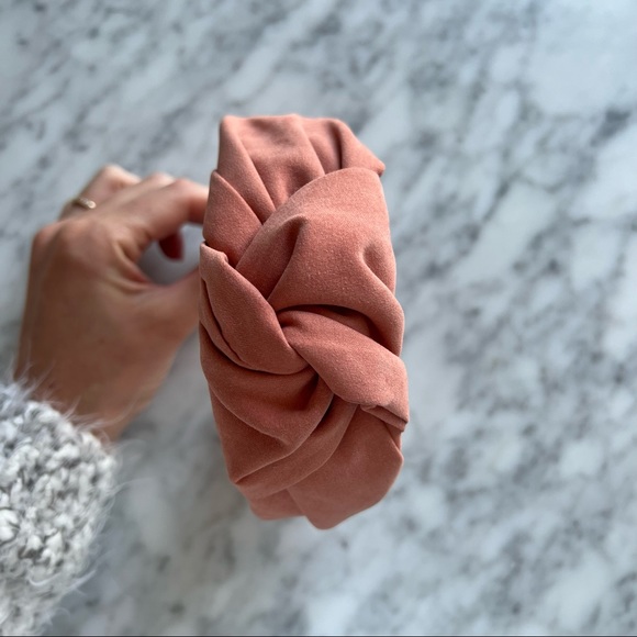 Anthropologie Peach Anais Headband - Picture 5 of 9